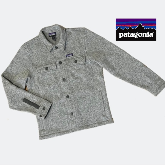 Patagonia Other - Patagonia Better Sweater Stonewashed Grey Shirt Jacket Men’s Size Medium